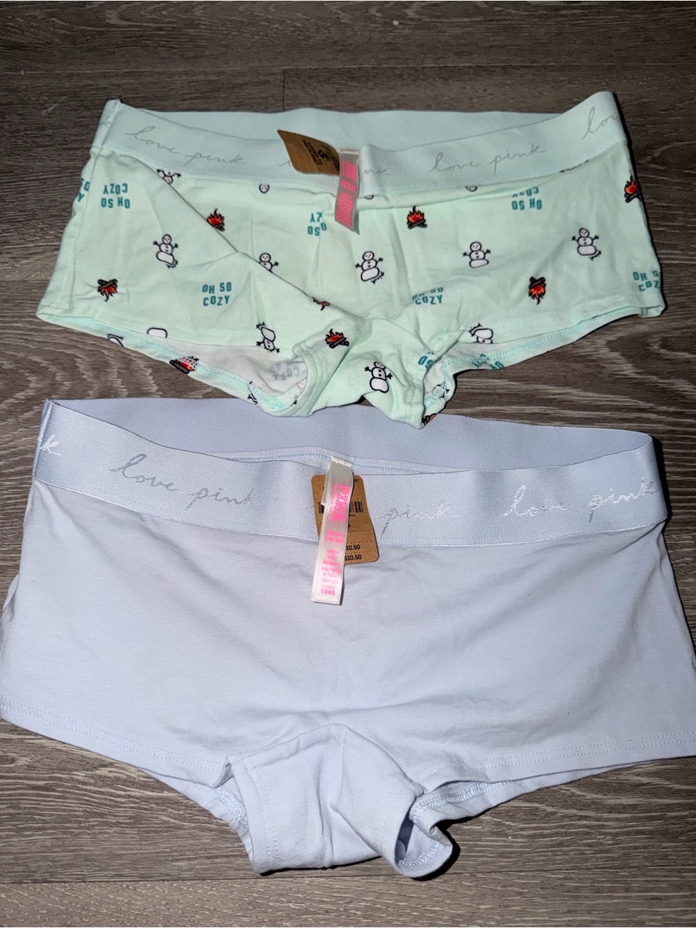 Set of 2 PINK VS Boyshorts Size S